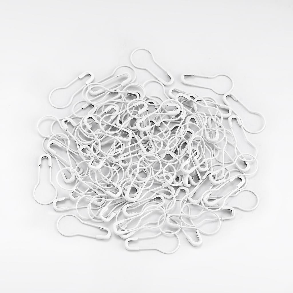100Pcs/lot Metal Gourd Shape Safety Pins Paper Clip Fastener Craft DIY Sewing Tools Needles Large Safety Pin Brooch Accessories