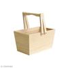 Wooden Basket To Decorate - ARTEMIO - 16 X 10 X 9 Cm - Beige - Object - Mixed