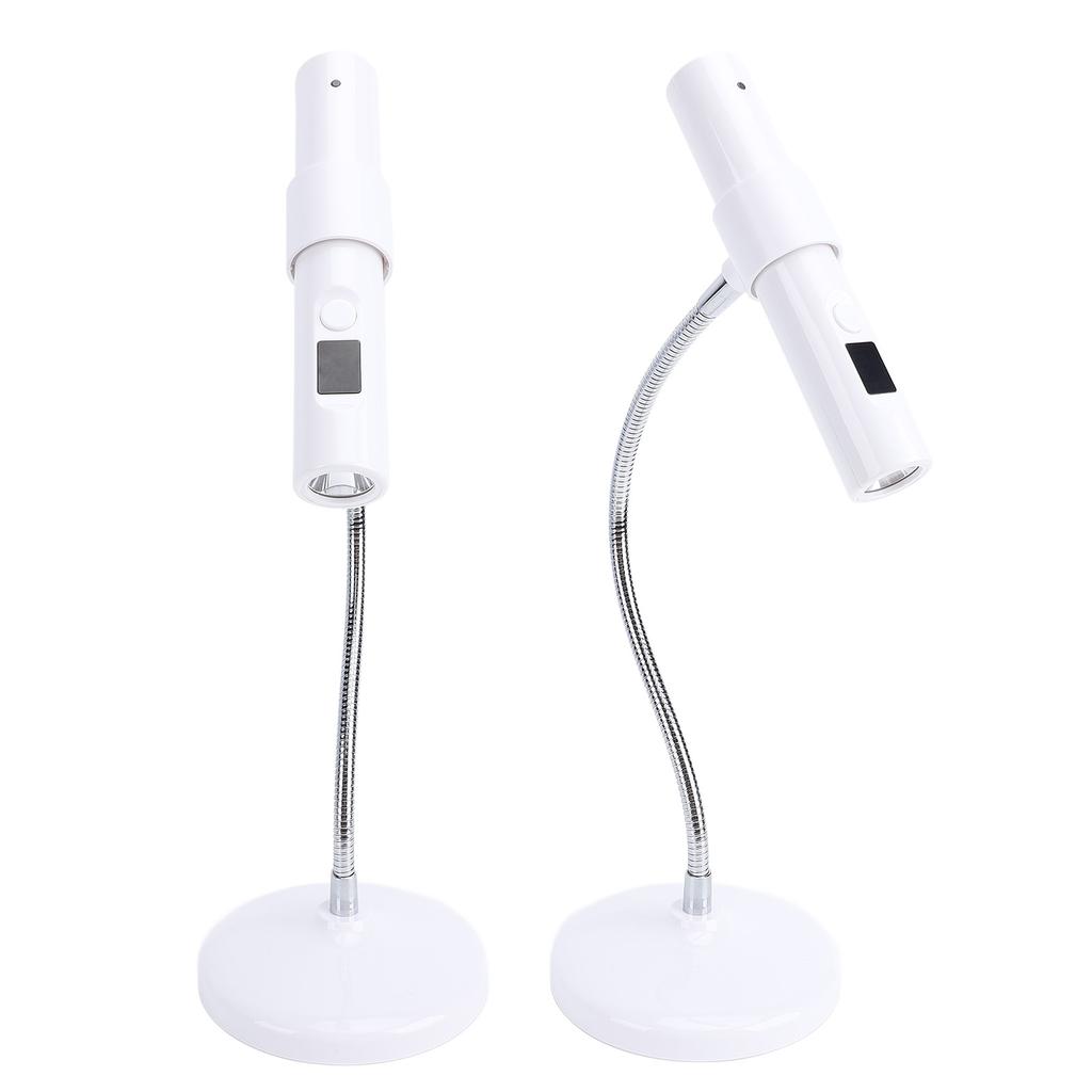 Мини УФ-лампа для ногтей 30с 60с Таймер Портативная Регулируемая шейка на 360 градусов Сенсорное управление Перезаряжаемая Светодиодная