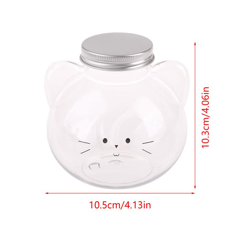 Kawaii бутылки для воды для кошек для молока, чая, кофе, сока, портативная чашка для питья, домашняя прозрачная бутылка для приготовления сока, бутылка для напитков, не содержащая BPA