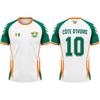 New Cote D'Ivoire Flag Print Jersey T-shirt Men's Sports Gym Quick-Drying Soccer Tee Unisex Casual O-neck Short-sleeved Tops