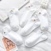 Декор с фруктовым узором Короткие носки до щиколотки Милые носки-лодочки Высококачественные гольфы Студенты