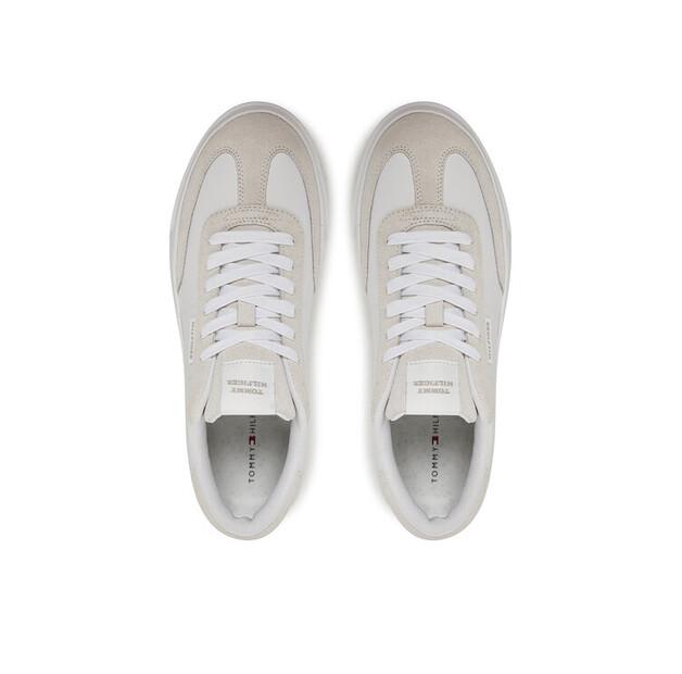 Men's Sneakers Tommy Hilfiger Th Cupset Summer Lth Fm0fm05487 White