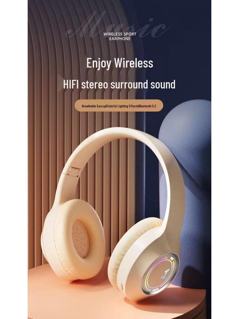 Беспроводная игровая гарнитура M3 Bluetooth с накладными амбушюрами и мощными басами