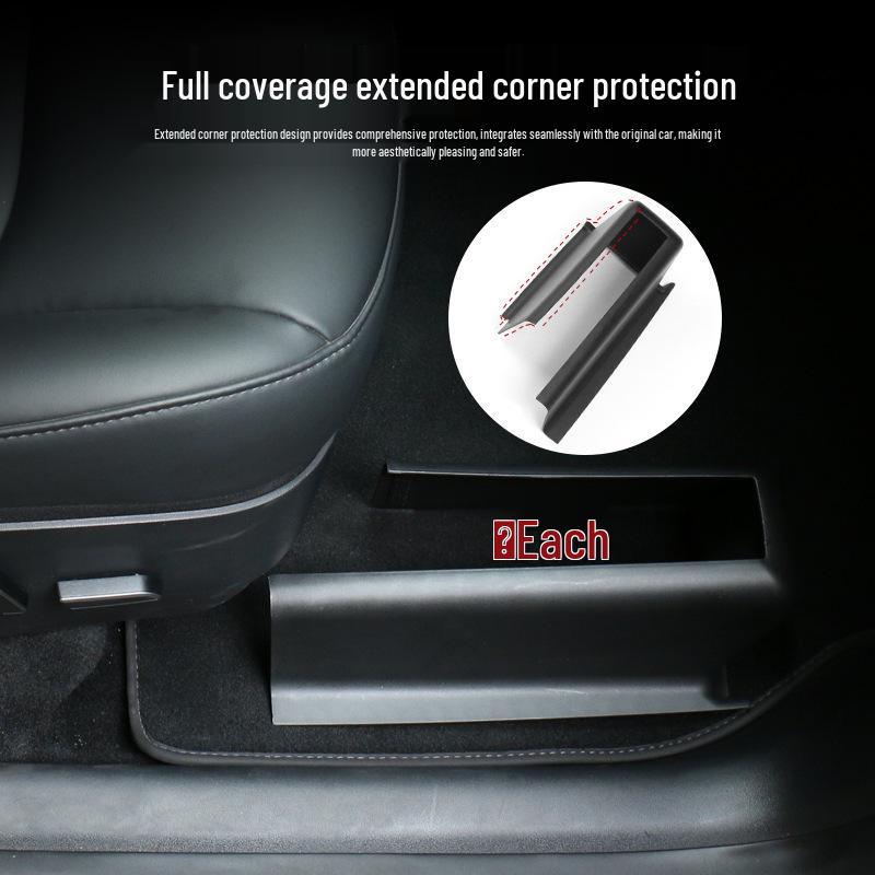 Tesla Model Y Under-Seat Slider Kick Protection Cover for Rear Door Sill