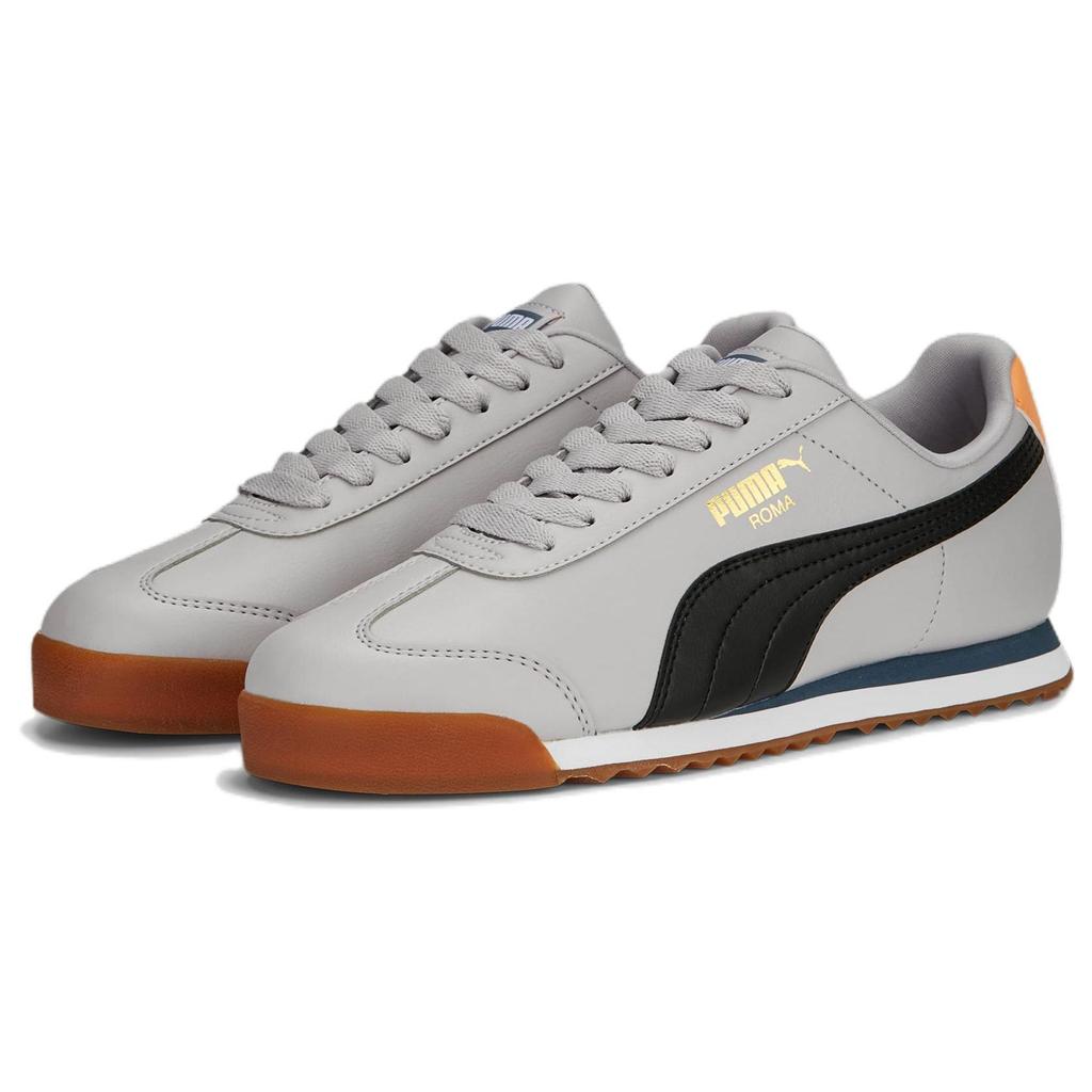 Puma Roma Basic Plus Marble Black Gum Unisex Sneakers Grey 369571-44