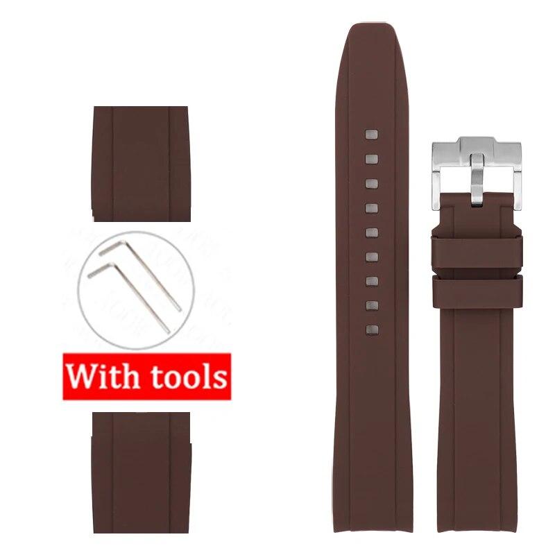 Силиконовый ремешок с изогнутым интерфейсом для Swatch x Blancpain Fifty Fathoms 22 мм для мужчин и женщин, спортивный водонепроницаемый резиновый ремешок для часов