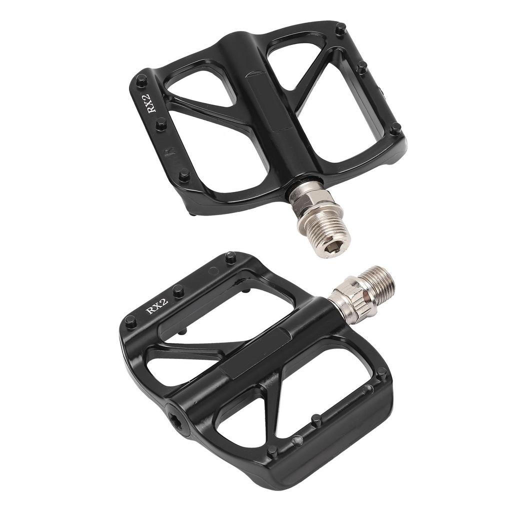 MEROCA Велосипедные педали Педали для горного велосипеда Алюминиевые педали на DU подшипниках для шоссейных велосипедов RX2 Черные