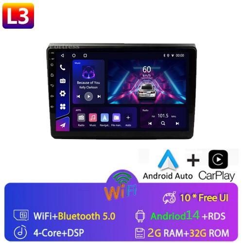 2 Din Android 13 Auto Car Radio Multimedia Video Player For Fiat Bravo 2007-2012 Wirerless Carplay 4G GPS Navigation Stereo DVD