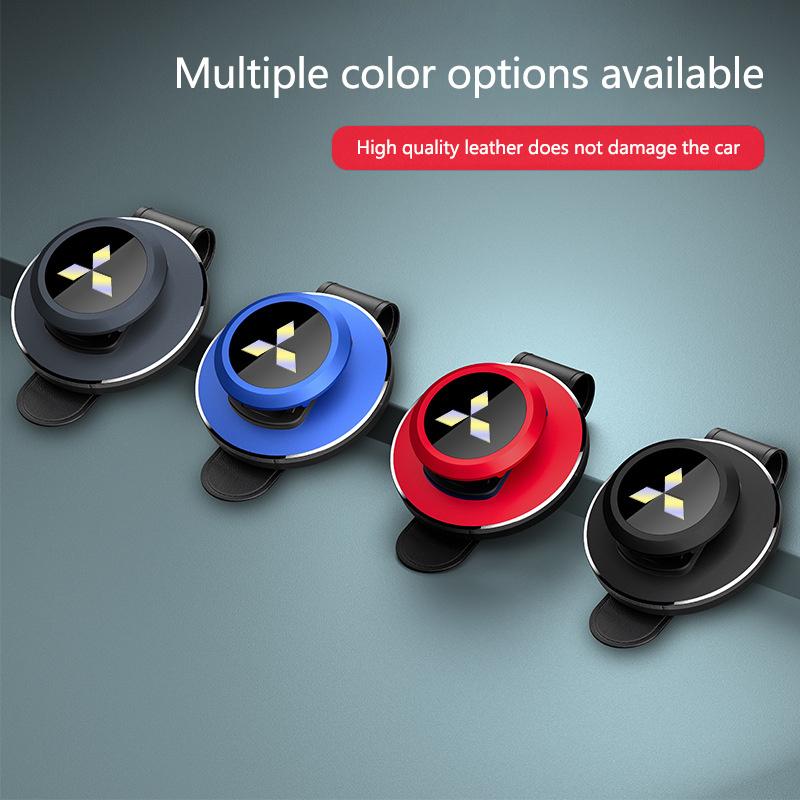 Aluminium Alloy Car Glasses Clip Auto Sunglasses Visor Glasses Holder For Mitsubishi Lancer 9 EX Outlander 3 ASX L200 Accessory