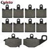 Cyleto Motorcycle Front or Rear Brake Pads for Kawasaki Ninja ZX6R ZX-6R ZX 6R ZX 600 ZX600R 2007 2008 2009 2010 2011