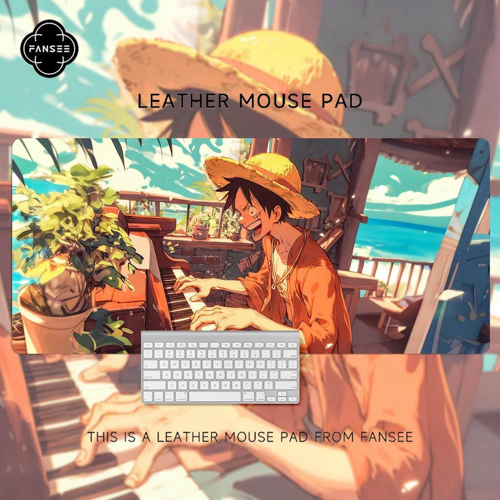 Animation Cartoon Luffy Twodimensional Nonslip Office Computer Desk Pad High Definition Large Size ONE PIECE Leather Mouse Pad