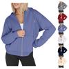 Womens Zip Up Hoodies Oversized Sweatshirts Fall Fashion Outfits Casual Jackets