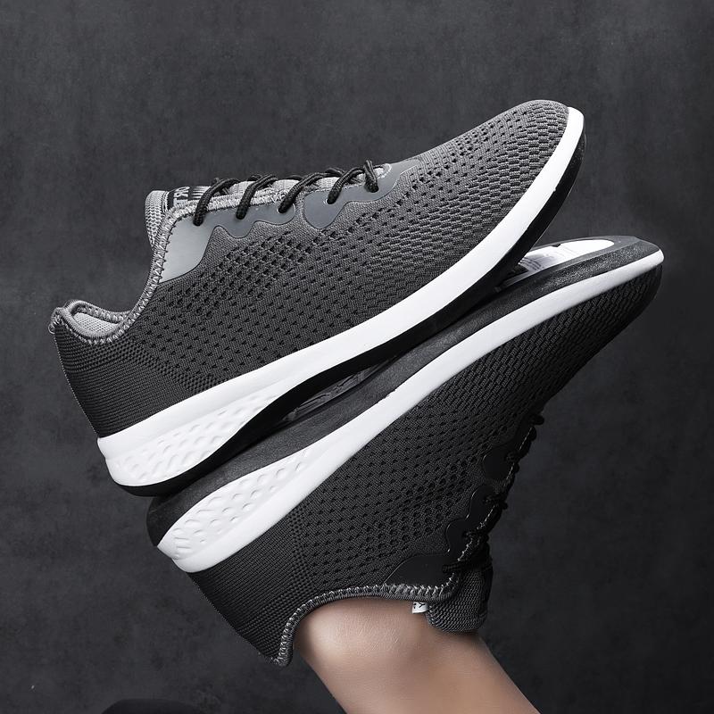 38-48 спортивная обувь, мужская дышащая спортивная повседневная обувь с сеткой, большие размеры, мужская спортивная обувь для бега и фитнеса