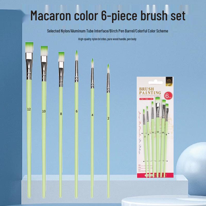 Macaron Color 5-Piece Children's Watercolor Brush & Pen Set