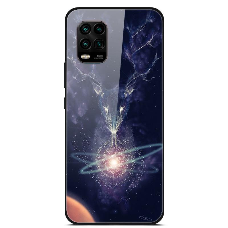 For Xiaomi Mi 10 Lite 5G Case Tempered Glass Hard Back Cover For Xiaomi Mi 10 10T Lite Pro Case Fundas For Xiaomi mi10 Lite Capa