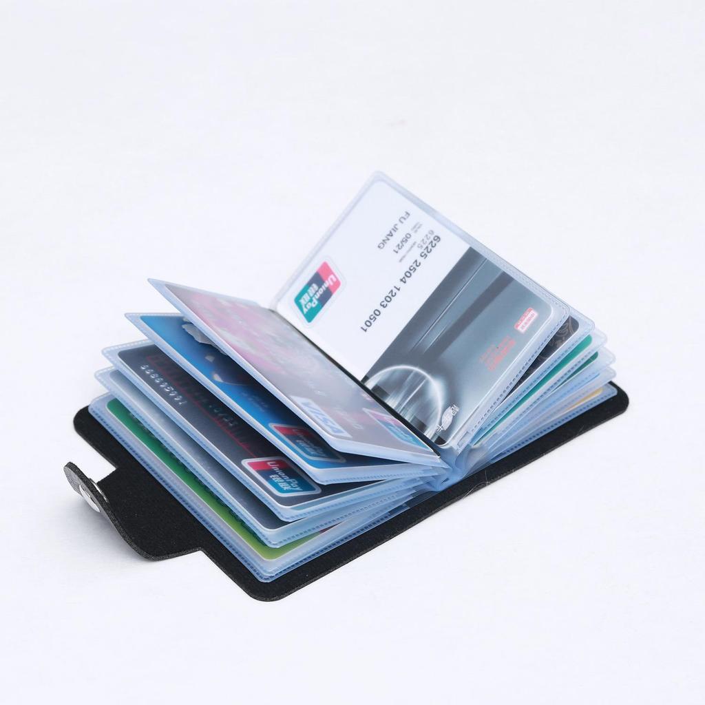 Humerpaul 24PCS Credit Card Slot Card Holder Large Capacity Portable Wallet
