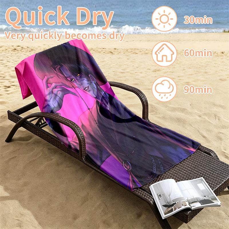 Kpop demon hunters Beach towels also serve as bath towels summer essential a musthave for the outdoors the beach and the pool