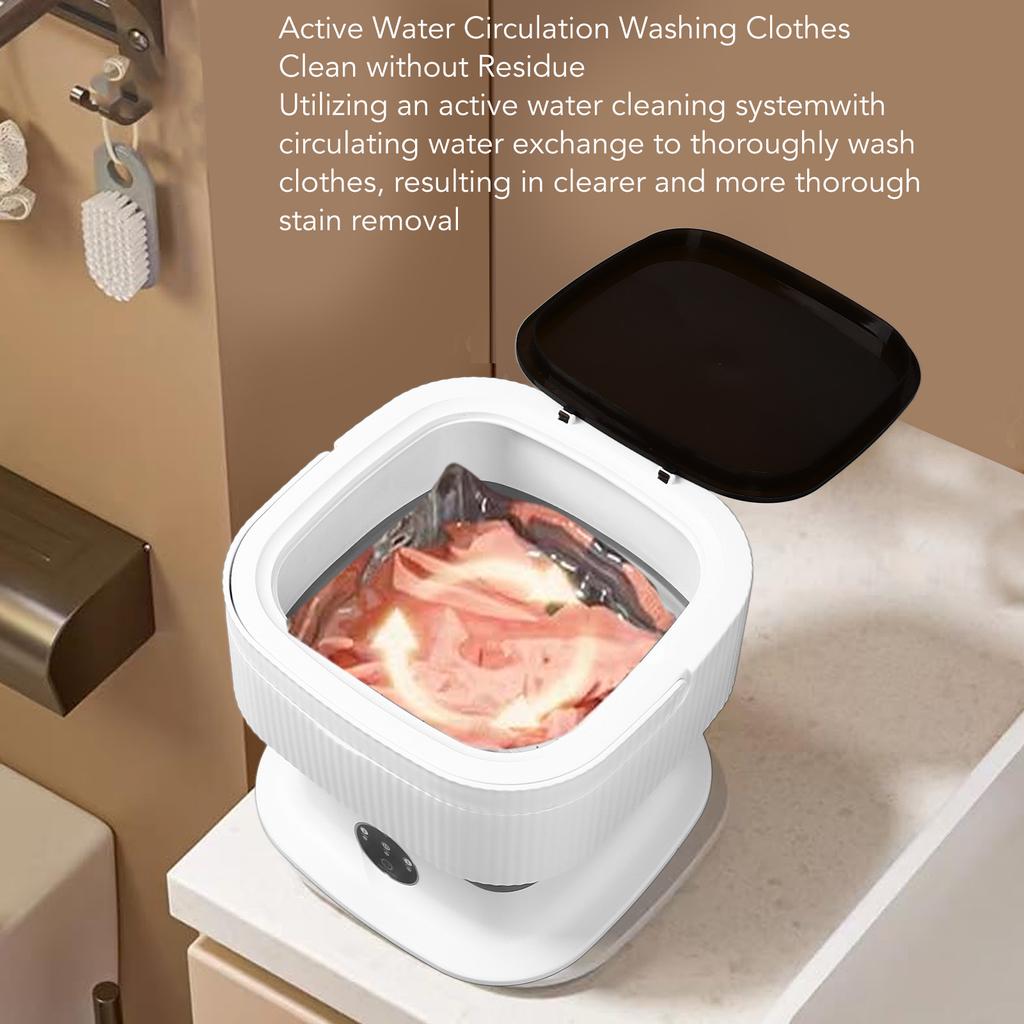 Мини-стиральная машина, складная стиральная машина, емкость 10 л, портативная мини-стиральная машина для детской одежды, нижнего белья, носков