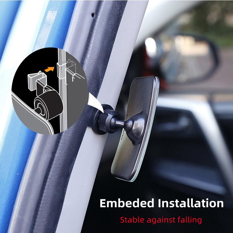 Blind Spot Mirror for Car HD Convex Mirrow Square 360 Adjustable Wide Angle Car Rear View Side Mirror Parking Auxiliary