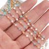 1Meter Crystal Cube Bead Chain Macaroon Colorful Bohemian Square Beads Chain for Necklace Bracelets Jewelry Making DIY