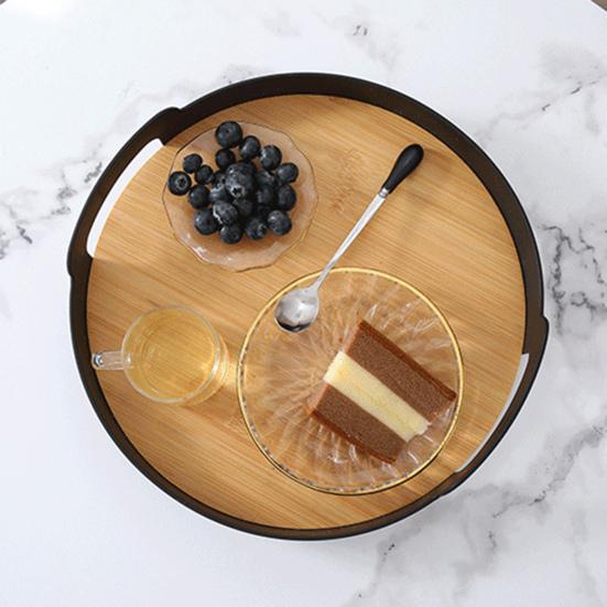 Многоразовый поднос для сервировки, модная пластиковая пластина из полипропилена с сильной загрузкой, тарелка для хранения еды, кофе, чая