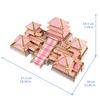 Сделай сам Детский 3D Пазл Модель Китайского Дома Деревянный Аксессуар Сборный Пазл Интеллектуальная Игрушка