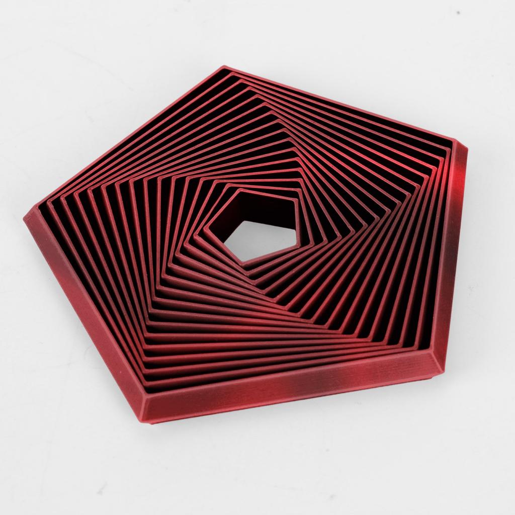 3D Printed Pentagonal Toys For Children And Adults, Focused Toys For Stress Relief And Relaxation