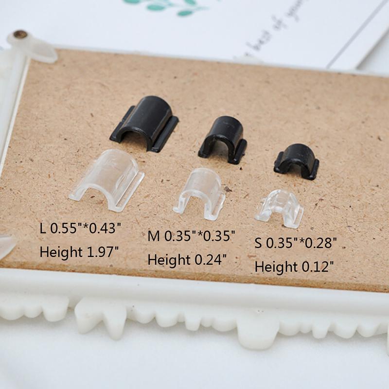 100 шт. Женская резинка для волос с пряжкой, аксессуар U-образной формы, соединитель для парикмахерских инструментов