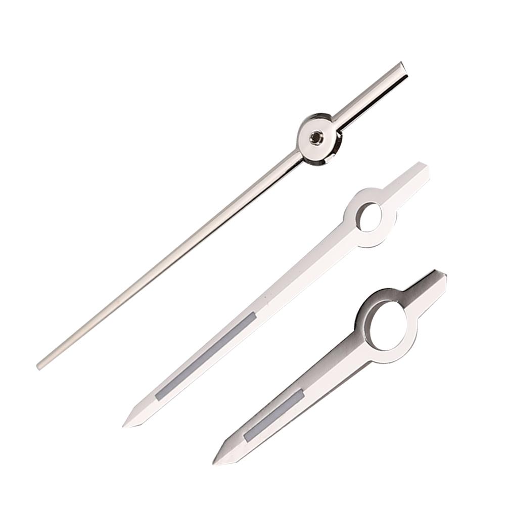 3169 Silver Watch Hour Minute Second Hands Watch Needles Fit for ETA2836 Movement Male Watch