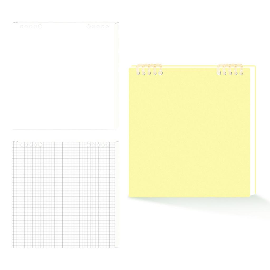 Заполняемый блокнот-планировщик, блокнот-журнал для заметок, планов, ментальных карт, ежедневного ведения дневника, 120 страниц в сетку