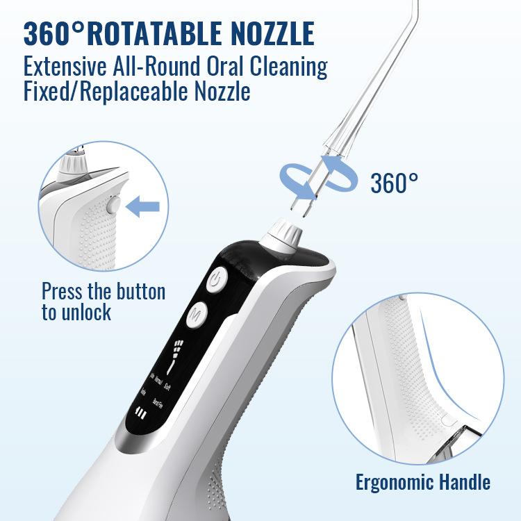 Новый портативный электрический очиститель полости рта, бытовая импульсная зубная нить, ополаскиватель полости рта, аппарат для чистки зубов