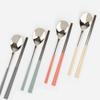 Pures 4 Color Color Fix Cutlery Set - 4-person/2-person, 4-person Mixed Cutlery Set, 1 Piece, Korean Popular Tableware