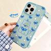 Cute Line Puppy Suitable for IPhone16 Mobile Phone Case Apple 15 Protective Case 14 13 12 Soft Shell High Transparency