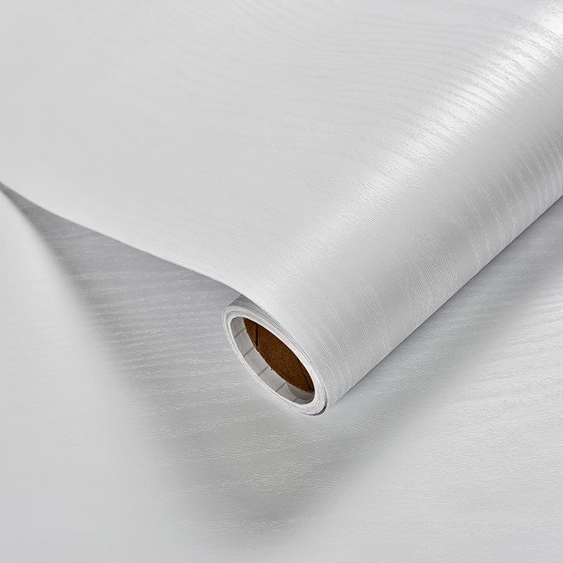 Furniture Renovation Stickers Self-adhesive Wood Grain Stickers Wallpaper Veneer Closet Cabinet Board Wooden Door Desktop Waterproof Imitation Wood