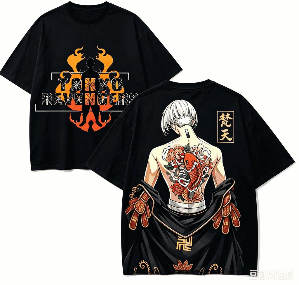 Tokyo Revengers Anime Lover TShirt Harajuku Cotton NewModel High Street Fashion Oversized Unisex Comfortable Sleeves Classic