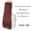 Long Straight Women Hair Extension Synthetic Fiber Hairpiece Daily Wear Long Straight Fake Hair for Women