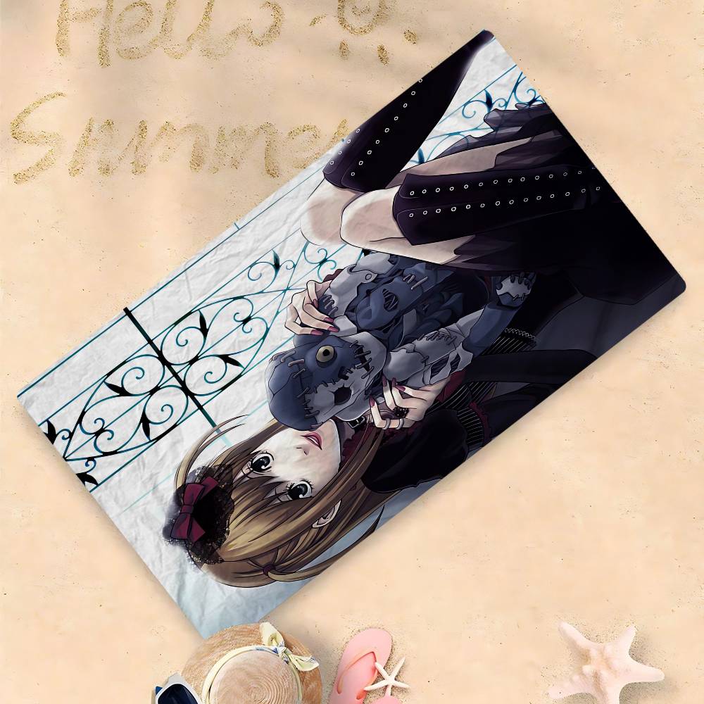 Death Note MISA MISA Anime Microfiber Beach Towel Absorbent Quick Dry Soft Yoga Swimming Resort Mountain Climbing Towel