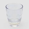 Otsuka Glass "Colorful Poem" Double Shot Glass, Cold Sake Cup, Approx. 50ml, Natsume Style, Flower Kiriko Glass, Blue, Made in Japan, G-1-15-1BL-1P