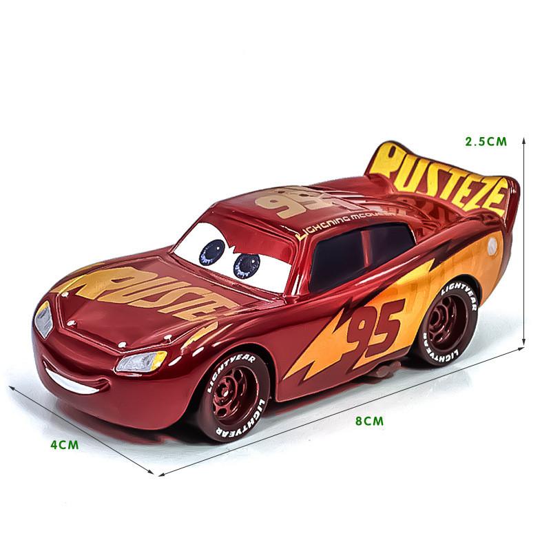 Disney Pixar Cars No.95 Молния Маккуин Модель автомобиля Металлические игрушки и хобби Для детей Для мальчиков Для малышей и детей Дети Подарок на день рождения Игрушечные машинки и поезда