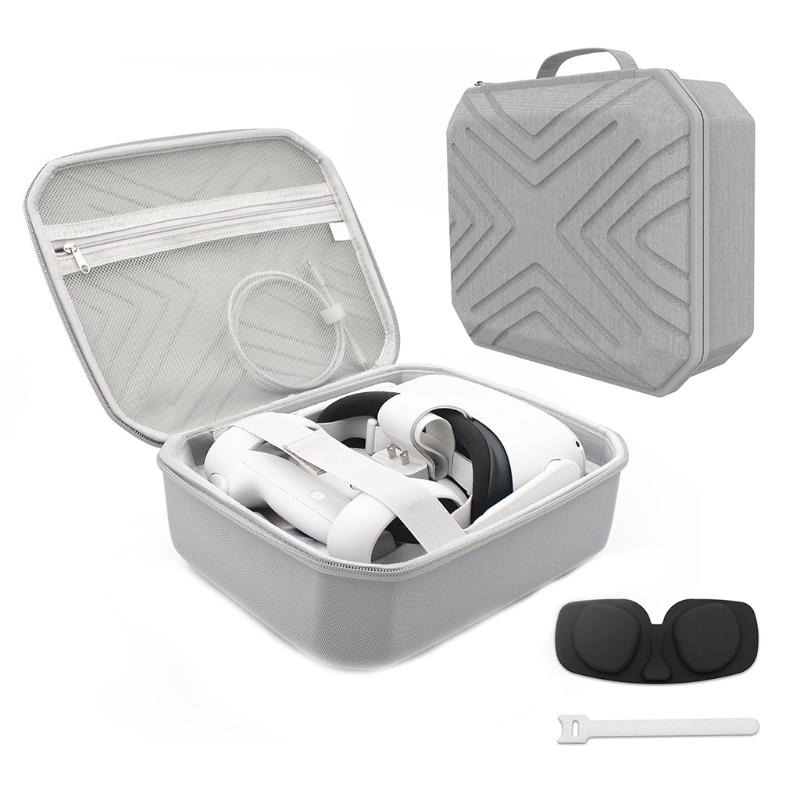 Travel EVA Storage Bag Protective Case Carrying Box Cover for -Oculus Quest 2