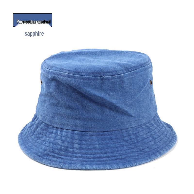 Vintage Hip-Hop Washed Cotton Bucket Hat