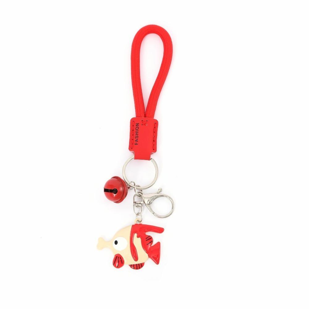 Wrist Strap Clown Fish Key Chain Anti-lost Anime Cartoon Key Charm Jewelry Accessories