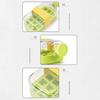 Curling Ice Cube Mold with One-Touch Release Flexible Ice Tray Portable Leak-Proof Water Bottle for Gym Travel Outdoor