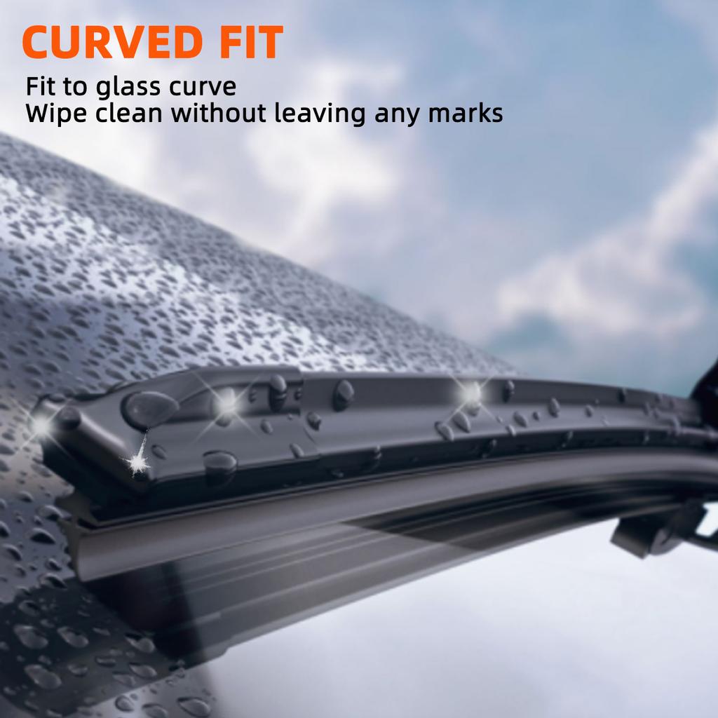 2PCS Windshield Wiper Blades Suitable For Mercedes Benz Slk R170 R171 R172 1996-2016 Windshield Window Accessories 2005 2012