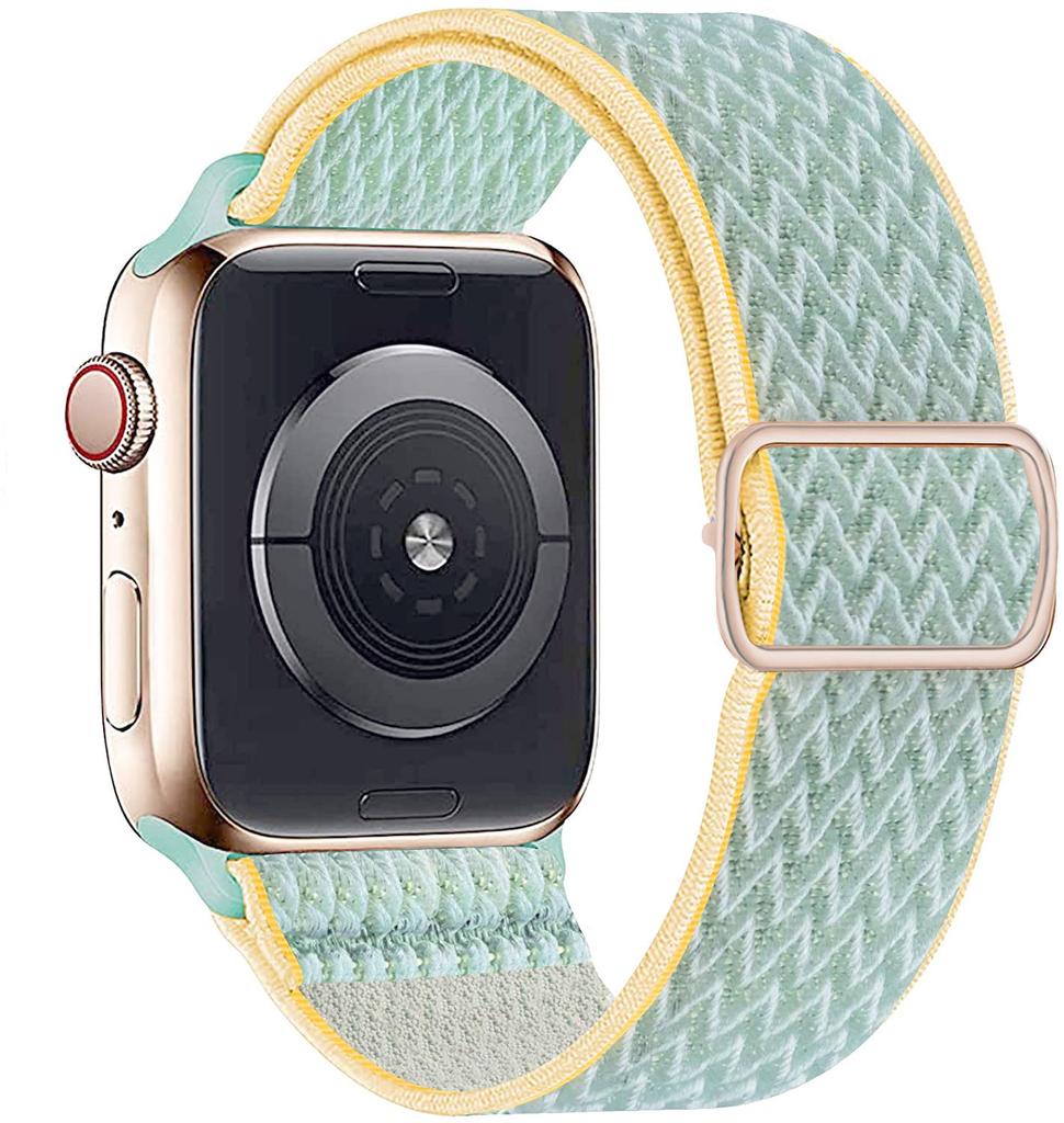 Эластичная петля Solo Loop, совместимая с ремешками Apple Watch 44 мм, 42 мм, 40 мм, 38 мм, регулируемый эластичный спортивный нейлоновый ремешок для серии iWatch