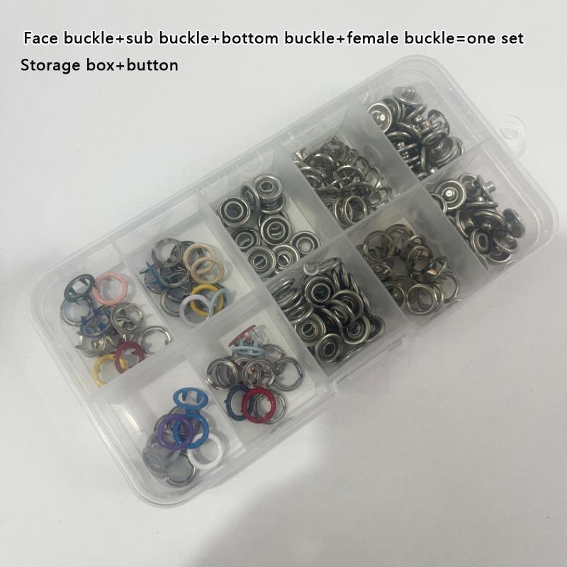 Инструмент плоскогубцы + 50/100 набор металлических швейных пуговиц полые сплошные пятилапчатые пряжки металлические кнопки для установки одежды Diy Craft