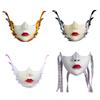 Механическая крылатая маска Маскарадная маска Маска на поллица Аксессуары для косплея на Хэллоуин для женщин мужчин Маскарад Косплей