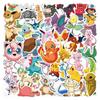 50 Pokemon Doodle Stickers Luggage Refrigerator Helmet Mobile Phone Kettle DIY Decorative Stickers