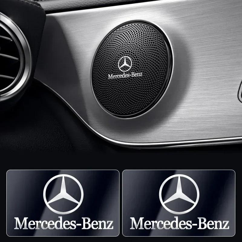 2025 For Mercedes-Benz 1pcs Metal Car Emblem Sticker For Mercedes Benz W117 W176 W177 W205 204 W213 W253 W156 W218 W166 CLA GLC